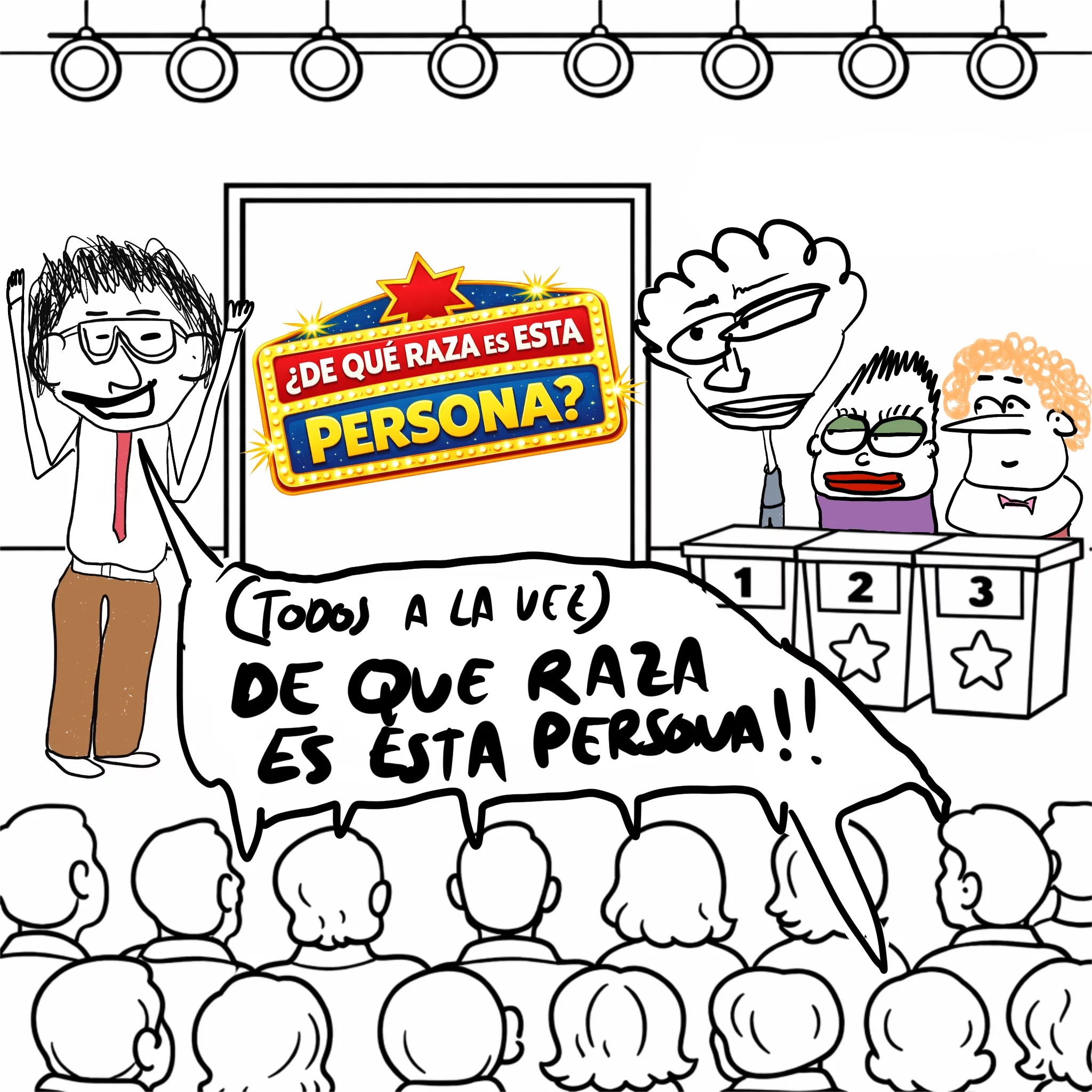 de que raza es esta persona